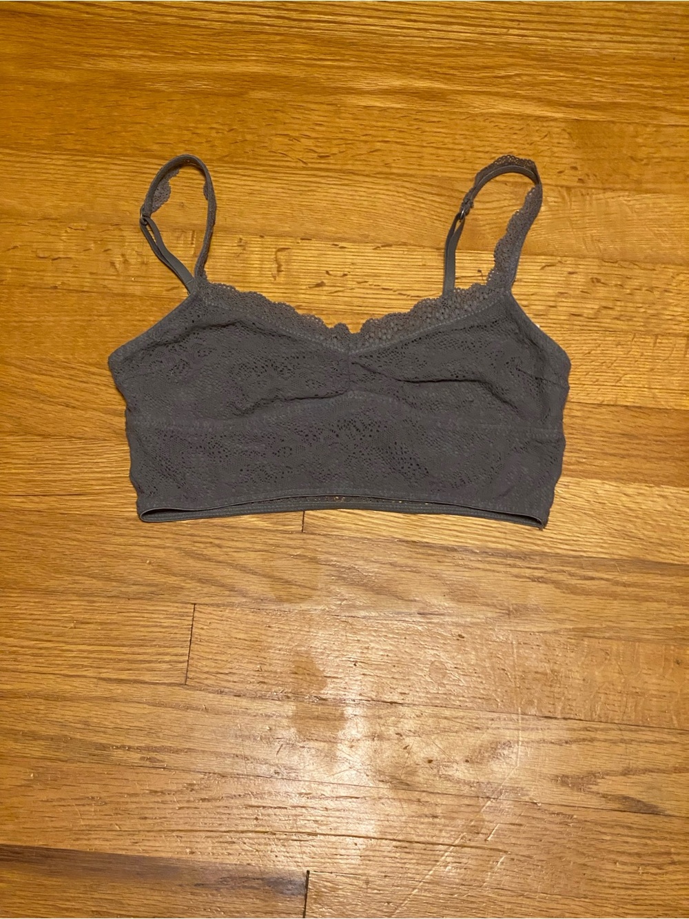 Gilly Hicks Lace Bralette - Charcoal